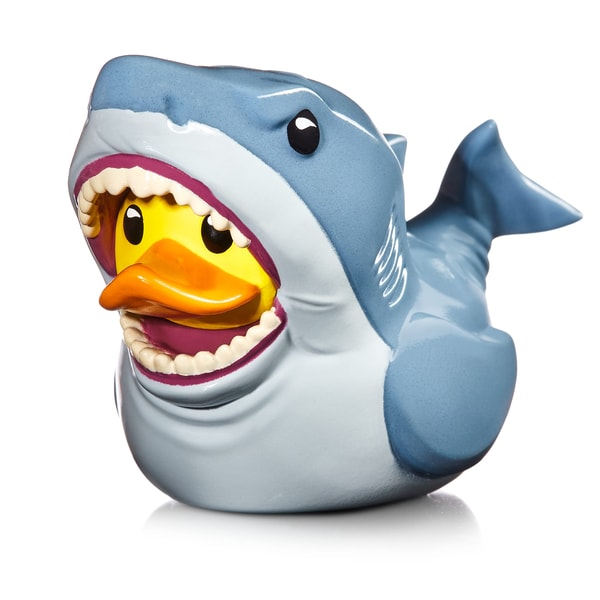 Numskull - Mini TUBBZ Canard de bain - Les Dents de la mer - Bruce (Édition baignoire) - flash vidéo