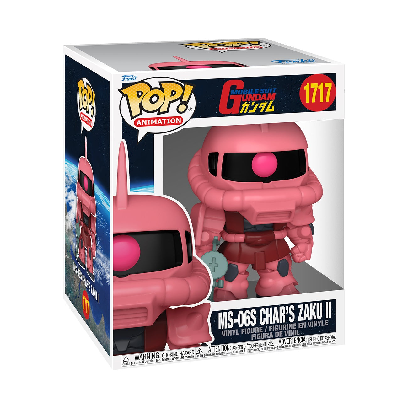 Funko Pop! Super: Mobile Suit Gundam - CHARS ZAKU II 6" Super Sized Pop! - flash vidéo