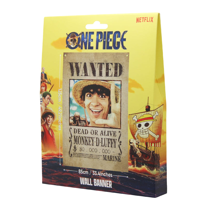 One Piece (Live Netflix) - Bannière Murale "Monkey D. Luffy"