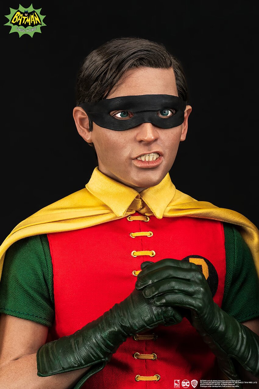 PureArts - 1:4 Scale Statues - Batman '66 - Batman et Robin Statue 52cm - flash vidéo