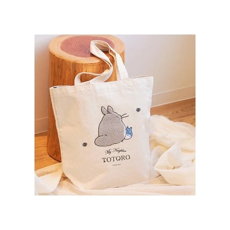 Mon Voisin Totoro - Tote bag brodé Totoro s'en va - flash vidéo