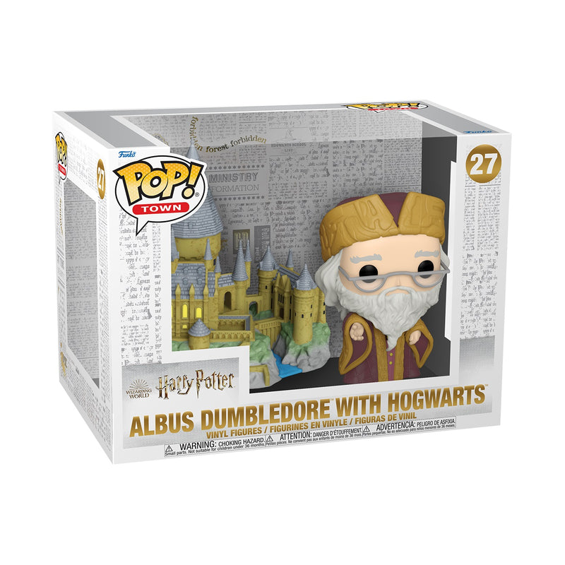 Funko Pop! Town: Harry Potter Anniversary - Dumbledore with Hogwarts ENG Merchandising