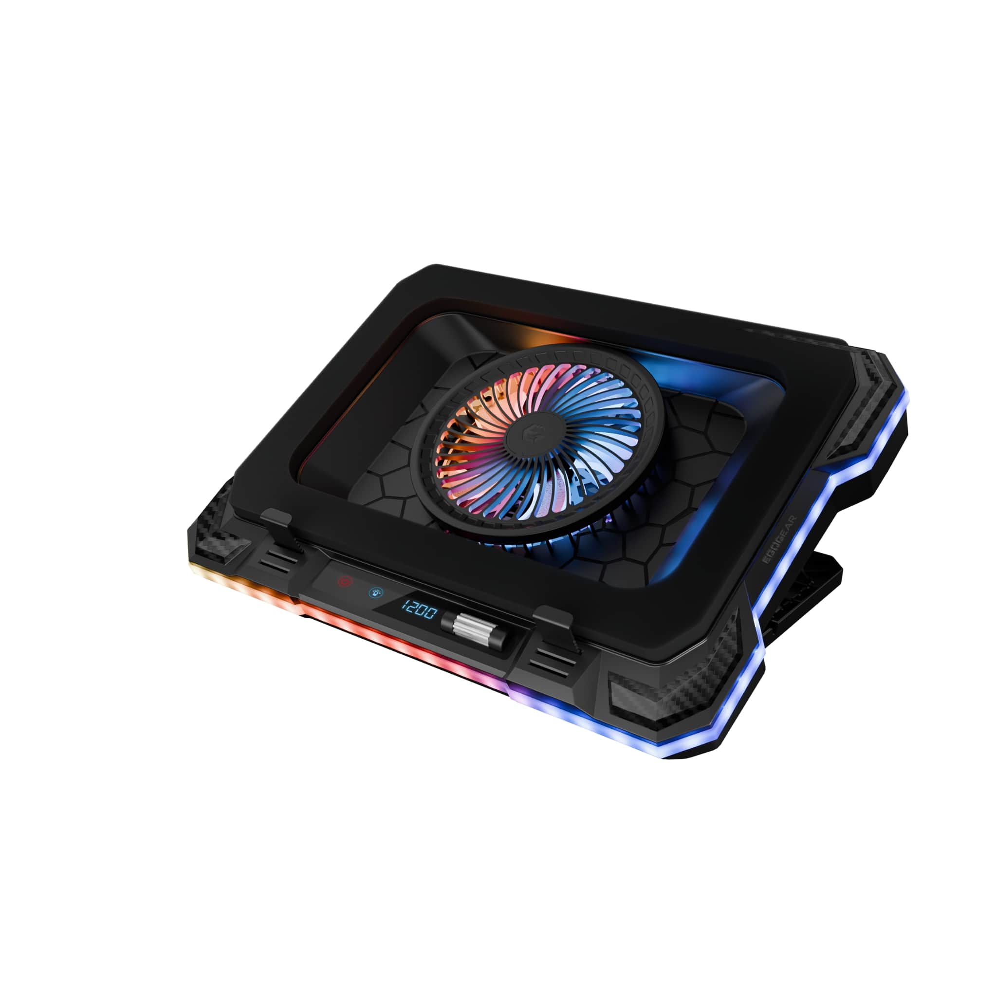 EgoGear - PCH40 - Base de refroidissement Stormbase RGB LED pour PC