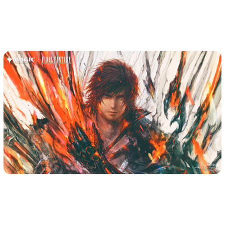 Ultra Pro - Magic: The Gathering - Universes Beyond: Final Fantasy - Tapis de jeu double face premium Clive, Ifrit's Dominant / Ifrit, Warden of Inferno