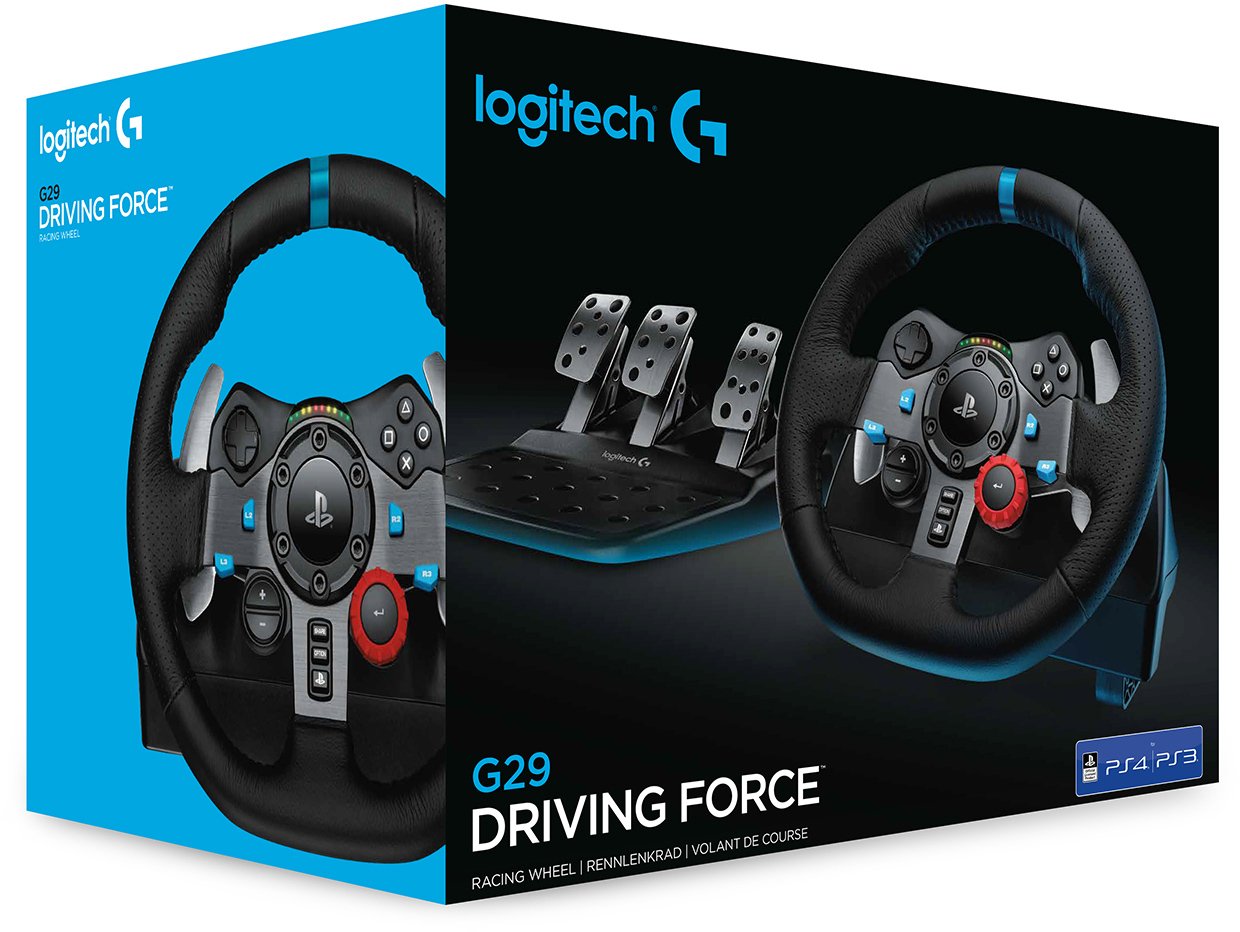 Logitech Volant de course G29 Driving Force pour PlayStation 5, PlayStation 4 et PC - flash vidéo
