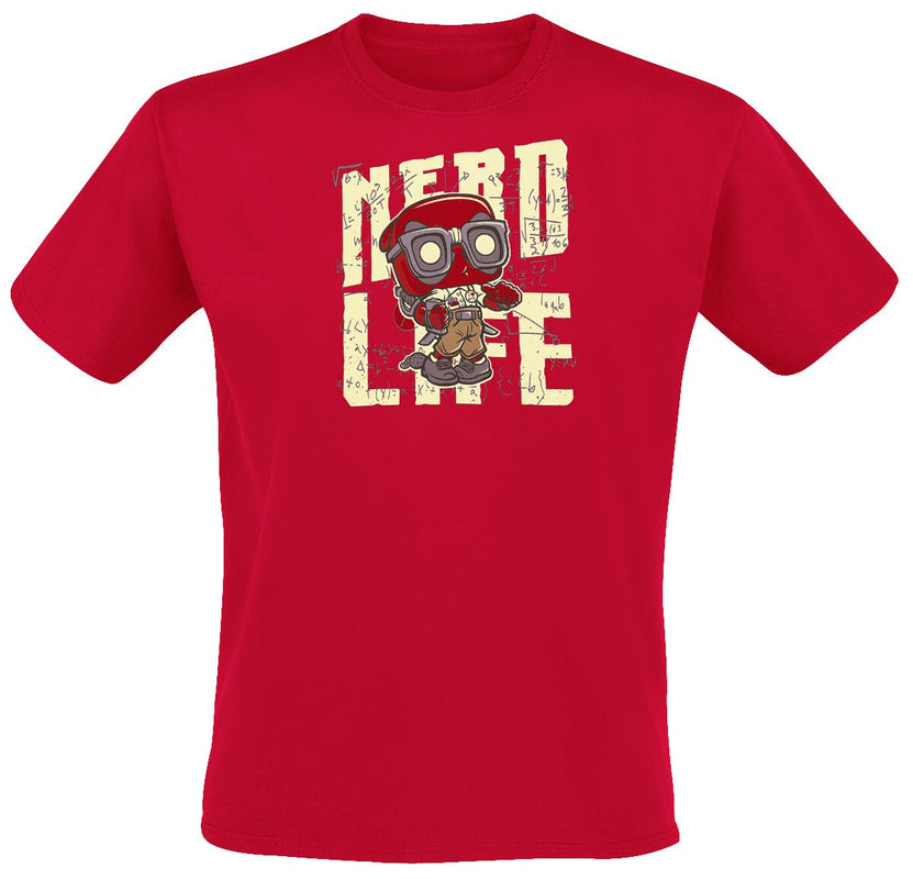 Funko Loose Tee: Marvel - Deadpool Nerd Life - M