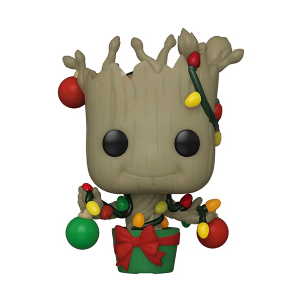 Funko Pocket Pop! & Tee: Guardians of the Galaxy - Holiday Groot - L - flash vidéo