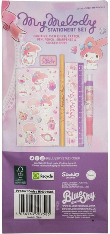 My Melody - Set de Papeterie 6pcs