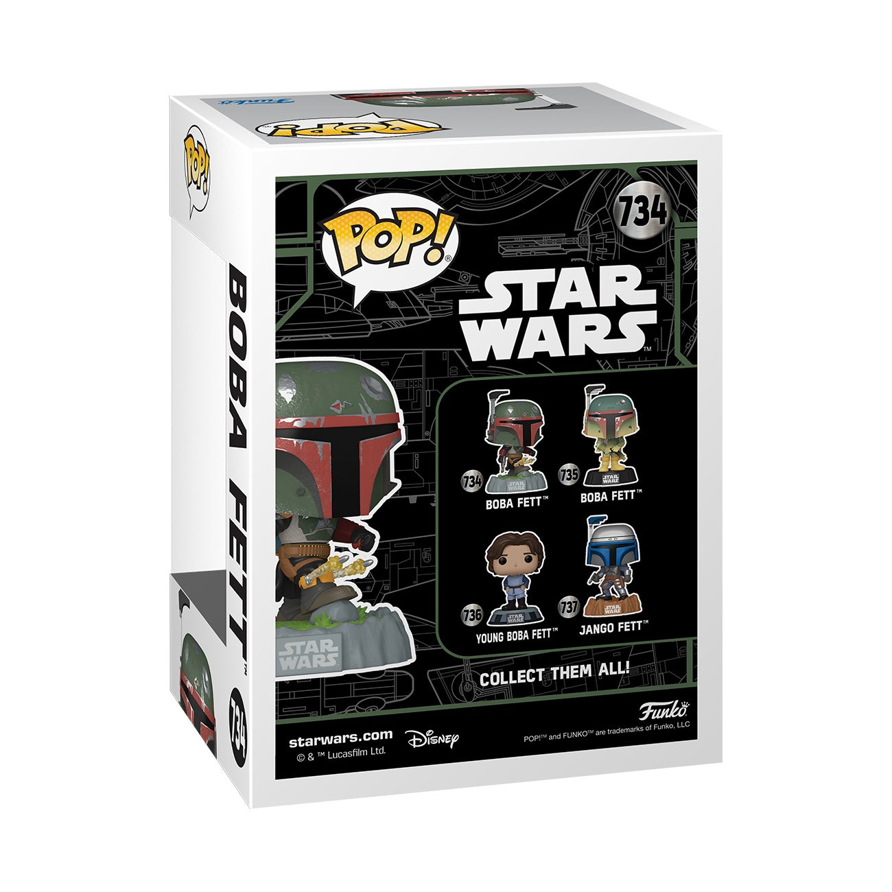 Funko Pop! Star Wars: Fett Legacy - Boba Fett (with Rockets) - flash vidéo