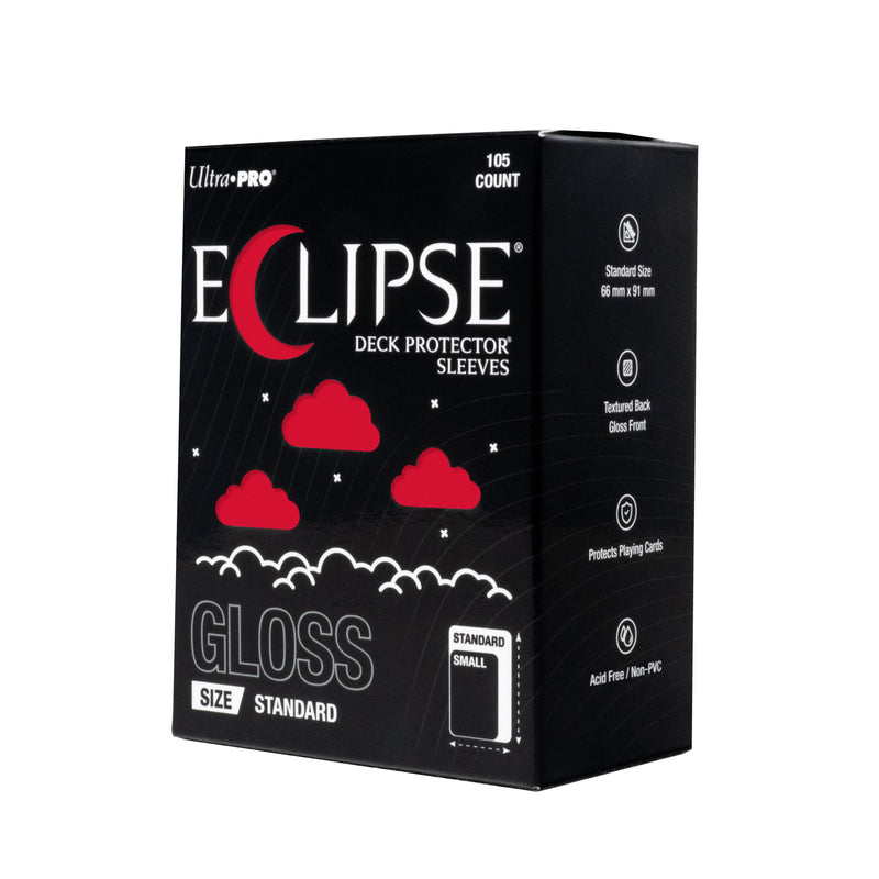 Ultra Pro - Pochettes de protection ECLIPSE standard brillantes - 105 pièces - Rouge pomme