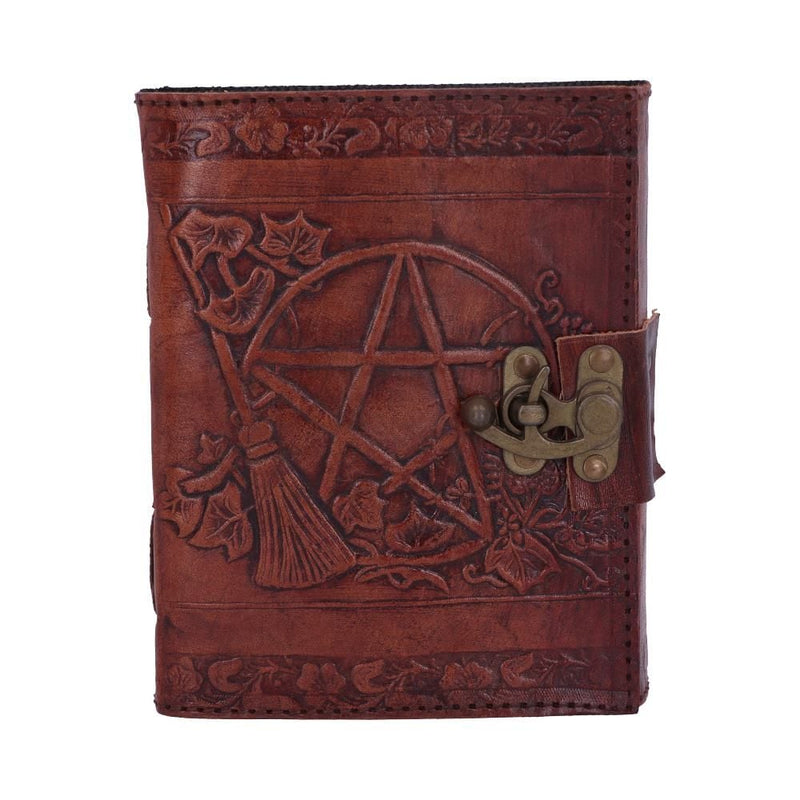 Pentagram Leather Emboss Journal + Lock