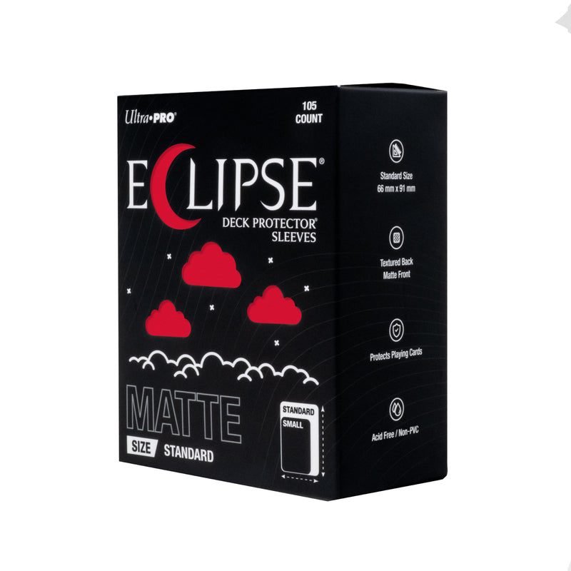 Ultra Pro - Pochettes de protection ECLIPSE standard mates - 105 pièces - Rouge pomme