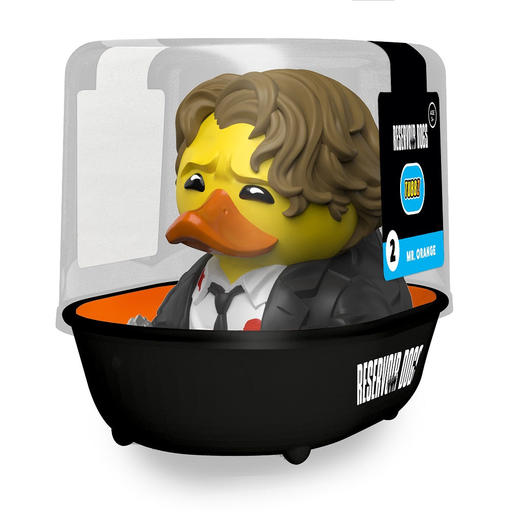 Numskull - TUBBZ Canard de bain - Reservoir Dogs - Mr. Orange (Première Édition) - 9cm - flash vidéo