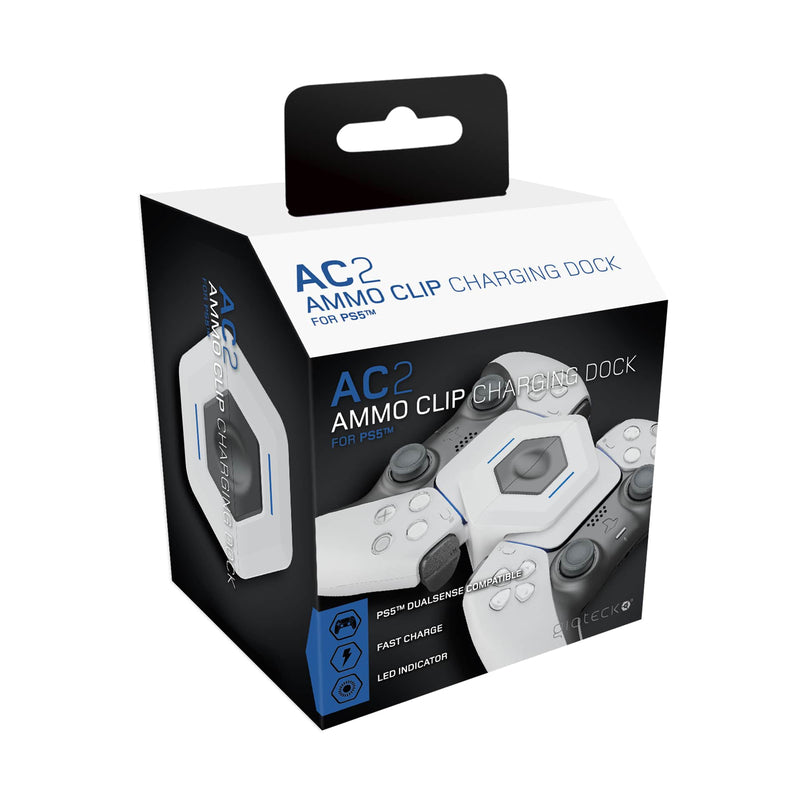Gioteck - Station de recharge AC2 Ammo Clip pour PS5