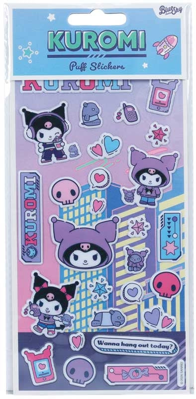 Kuromi - Puff Sticker Set