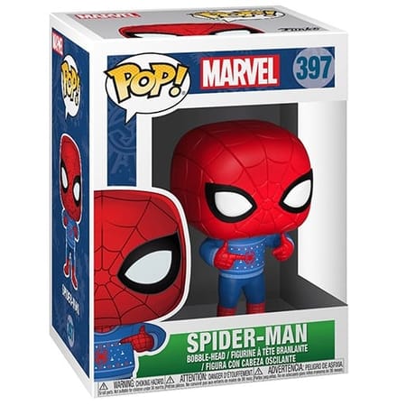 Funko Pop! Marvel: Holiday Spider-Man (with Ugly Sweater) - flash vidéo