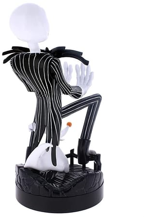 Cable Guys - Disney - L'Étrange Noël de monsieur Jack - Jack Skellington Support Chargeur pour Téléphone et Manette - flash vidéo