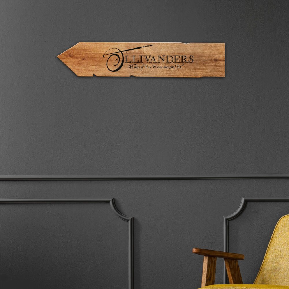 Wizarding World - Harry Potter - Panneau - Ollivander 02 - flash vidéo