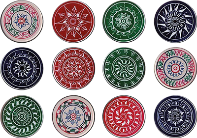 Carrom : Palet de compétition 13 g.