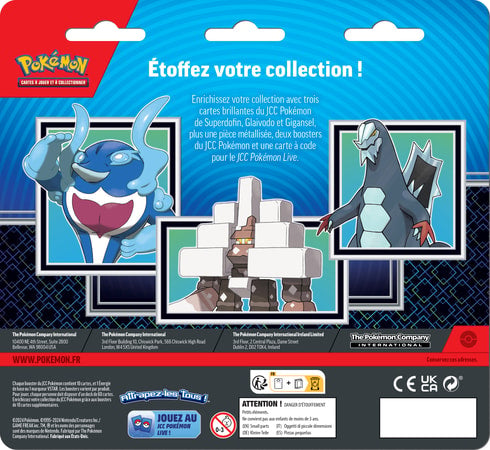 Pokémon JCC - Blister amélioré de 2 boosters (avril 2024) - flash vidéo