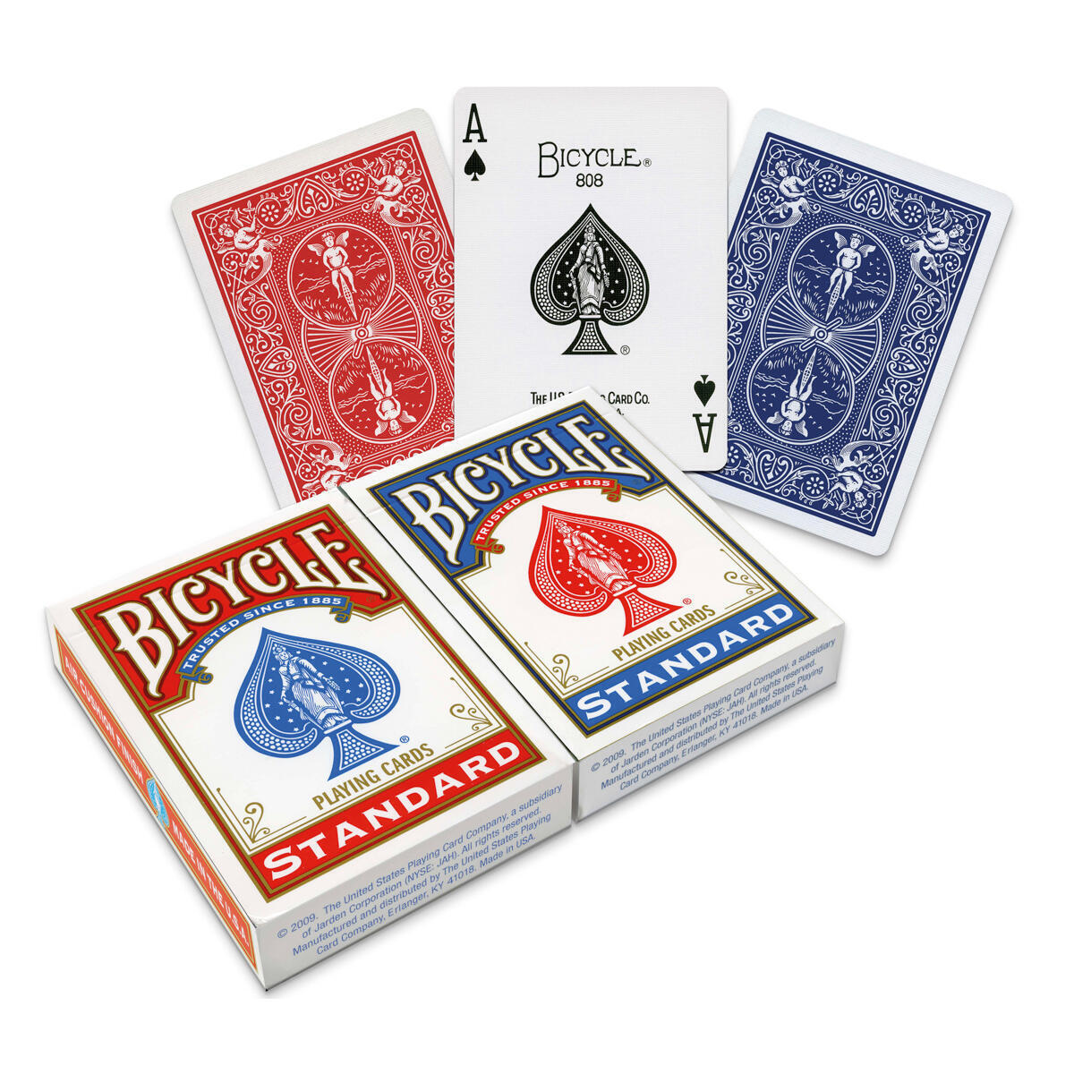 Bicycle - Carte de jeu Standard 56 pièce(s) Rider Back 808 Gold Duo Pack - flash vidéo