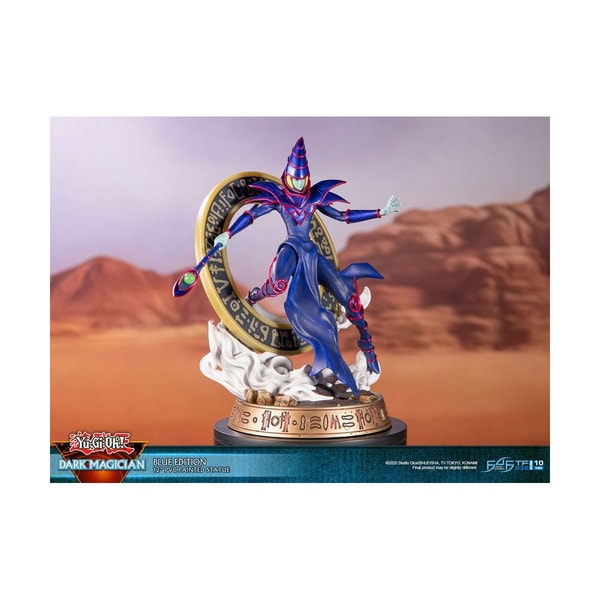 First 4 Figures - Yu-Gi-Oh! - Magicien des Ténébres Bleu Statue Edition Standard 29cm - flash vidéo