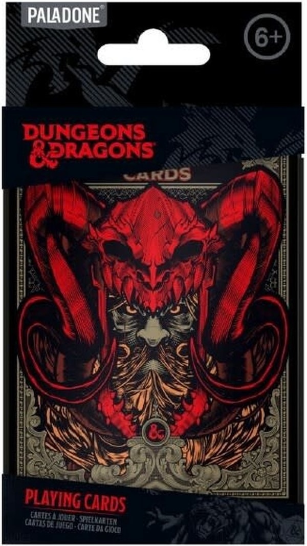 Donjons & Dragons - Cartes à jouer avec boîte de rangement - flash vidéo