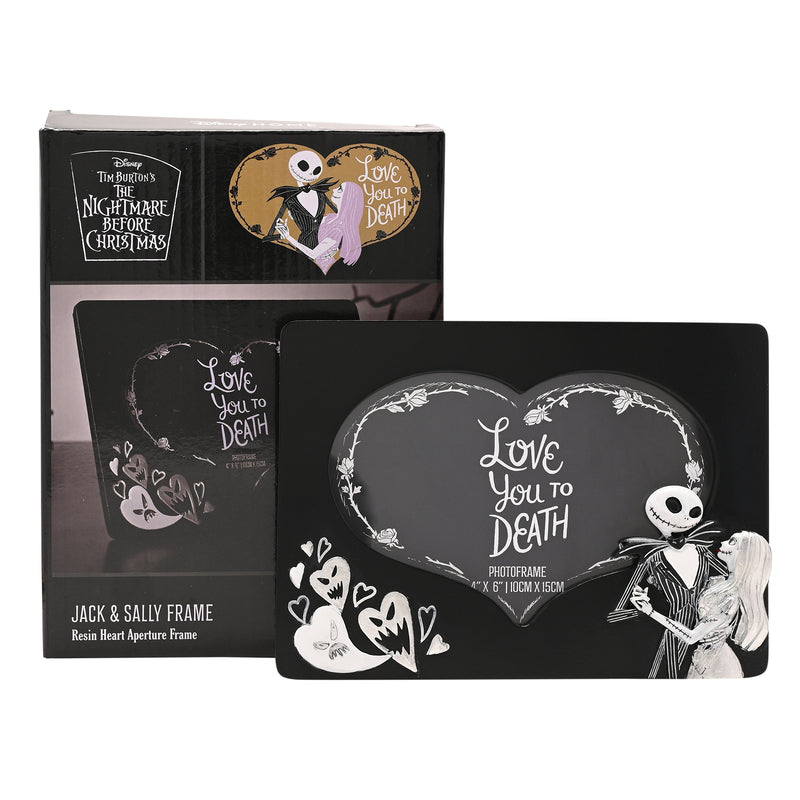 Disney - L'Étrange Noël de monsieur Jack - Cadre photo en résine "Love You to Death"
