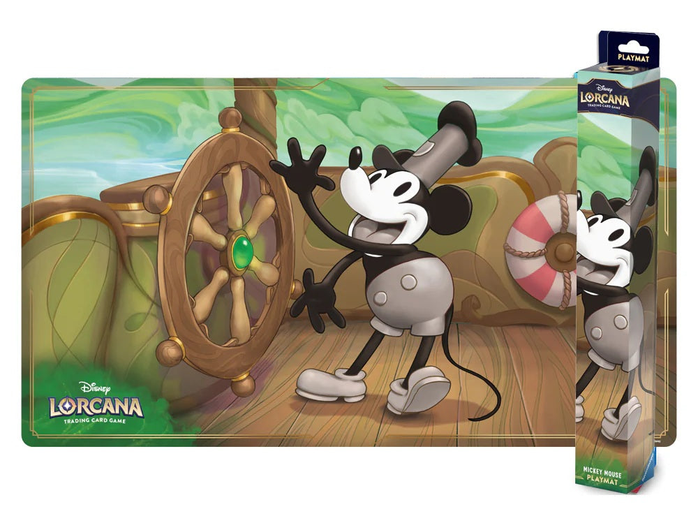 Disney Lorcana JCC - Tapis de jeu Steamboat Willie