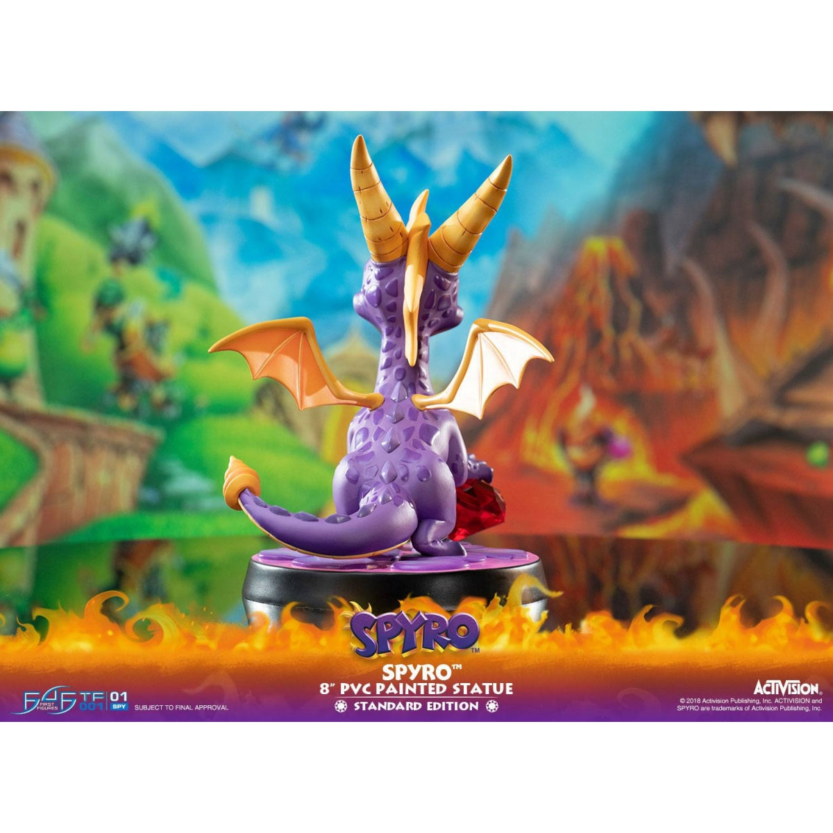 First 4 Figures - Spyro the Dragon - Spyro Statue Edition Standard 20cm - flash vidéo