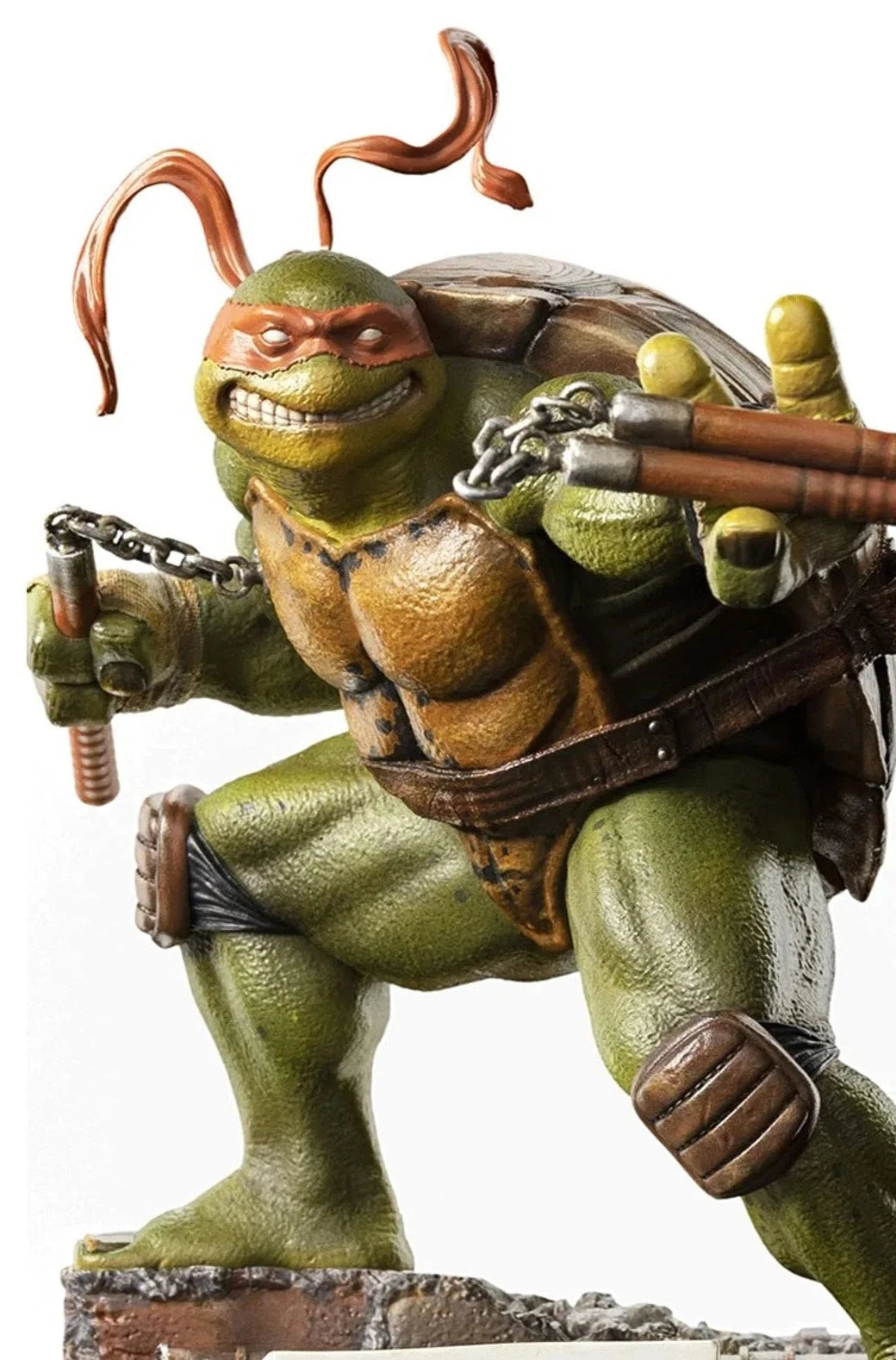 Iron Studios - BDS Arts Scale 1/10 - Teenage Mutant Ninja Turtles - Michelangelo Statue 26cm - flash vidéo