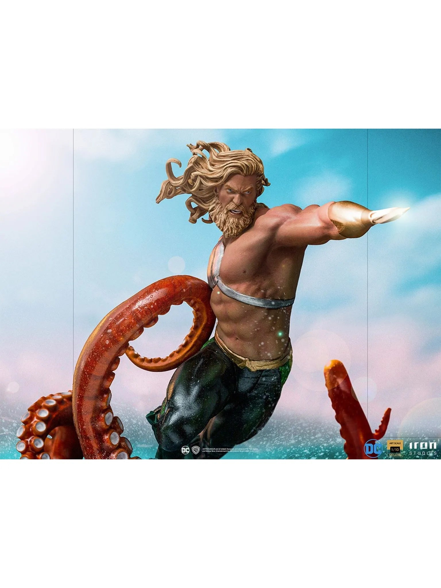 Iron Studios - Deluxe Arts Scale 1/10 - DC Comics - Aquaman Statue 26cm - flash vidéo