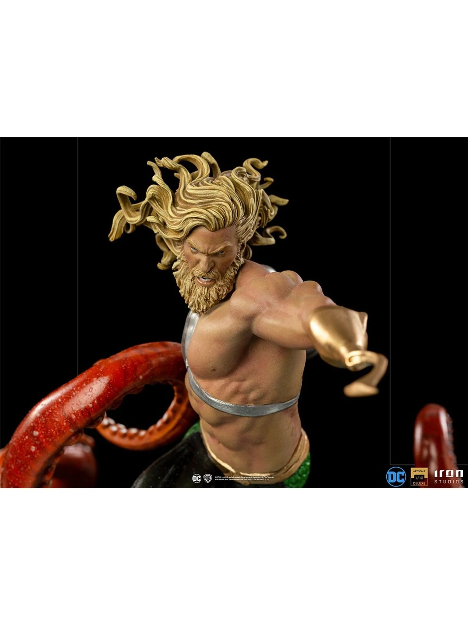 Iron Studios - Deluxe Arts Scale 1/10 - DC Comics - Aquaman Statue 26cm - flash vidéo