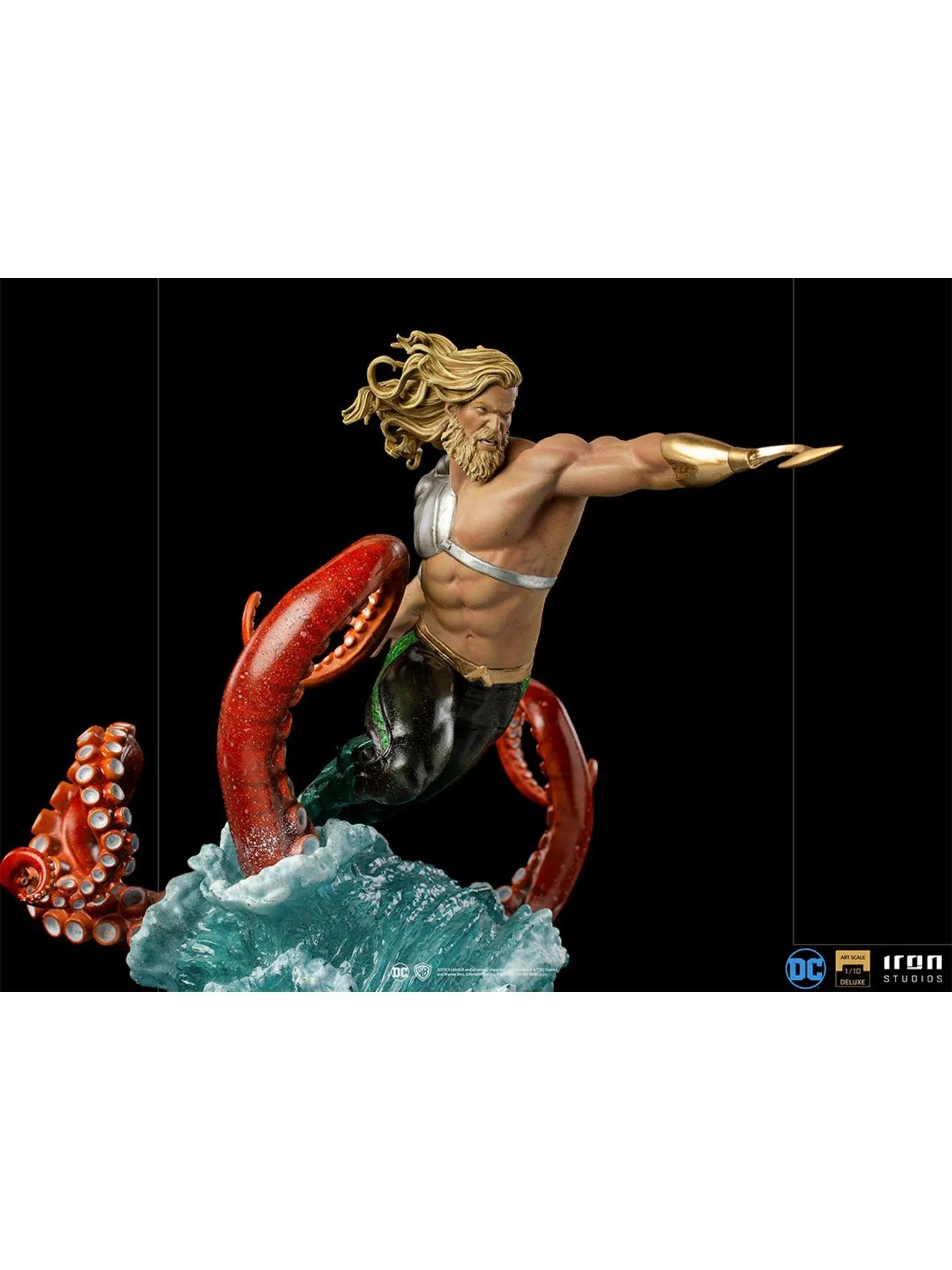Iron Studios - Deluxe Arts Scale 1/10 - DC Comics - Aquaman Statue 26cm - flash vidéo