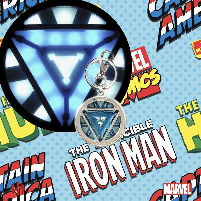 IRON MAN ARC REACTEUR PEWTER PORTE-CLÉS