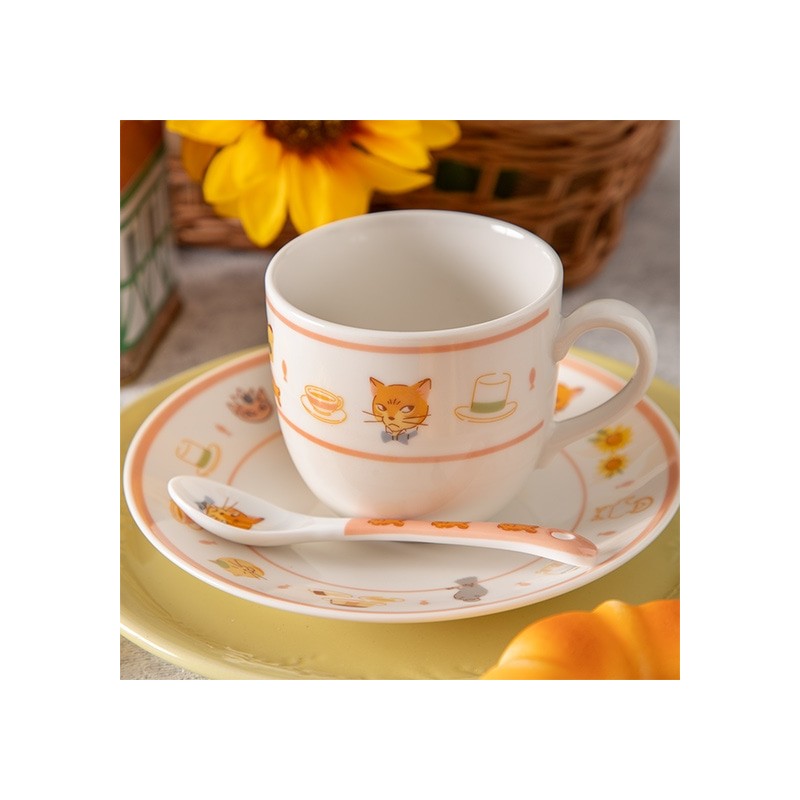 ASSIETTE HEURE DU THÉ & CHATS - LE ROYAUME DES CHATS