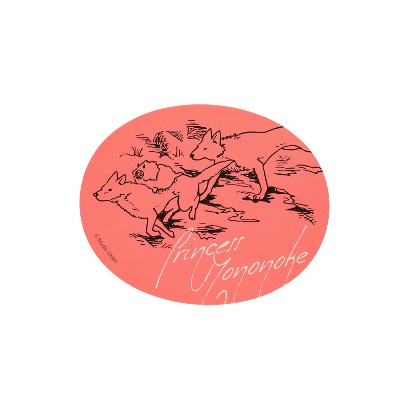 AUTOCOLLANT SAN - PRINCESSE MONONOKÉ