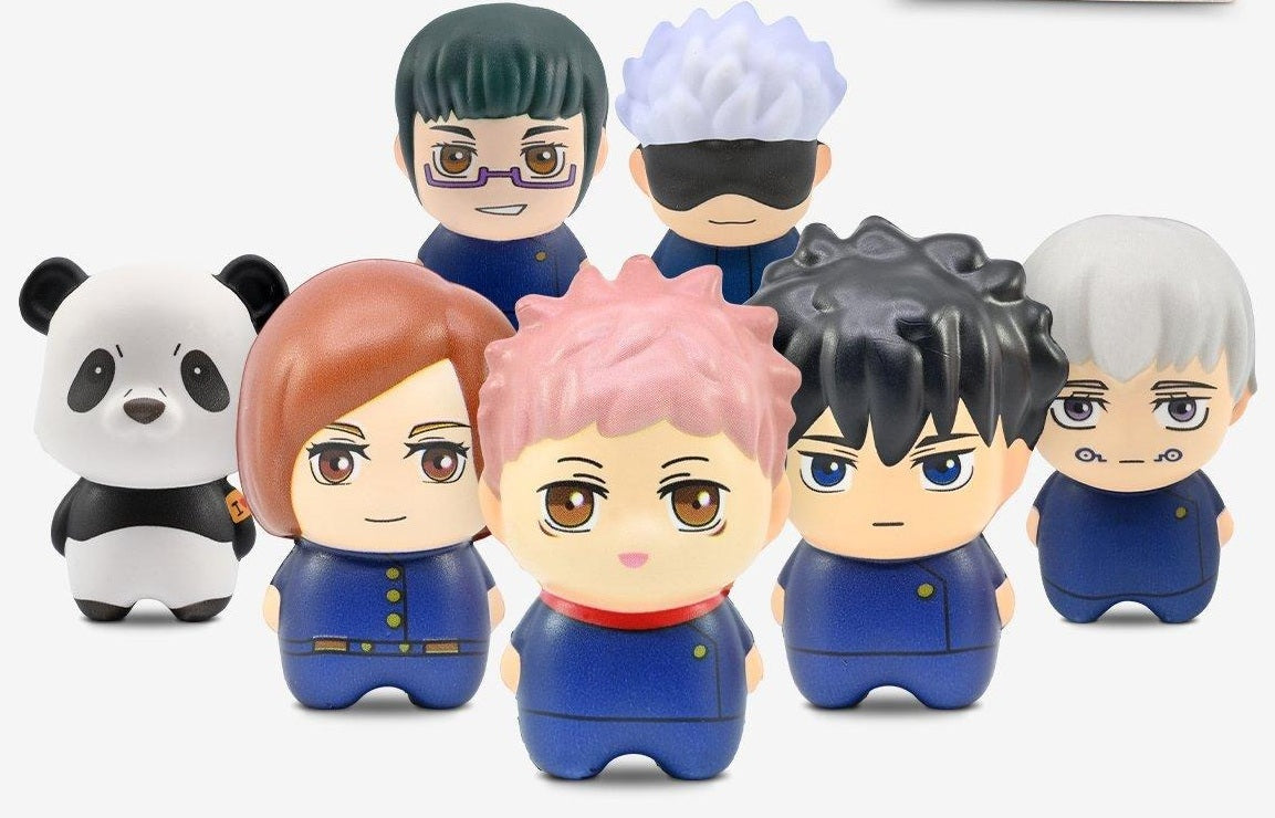 YuMe Squishy Hero - Display de figurines anti-stress Jujutsu Kaisen (12 unités)