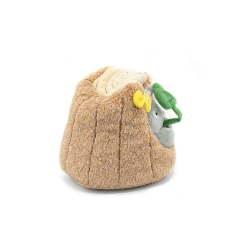 Ghibli - Mon Voisin Totoro -Peluche Totoro Dans Un Tronc D'Arbre - flash vidéo