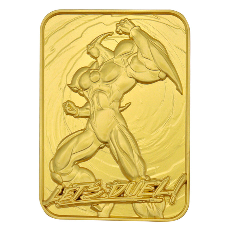 Yu-Gi-Oh! GX - Lingot Plaqué Or 24 Carats "Neos, Héros Elémentaire" en Édition Limitée