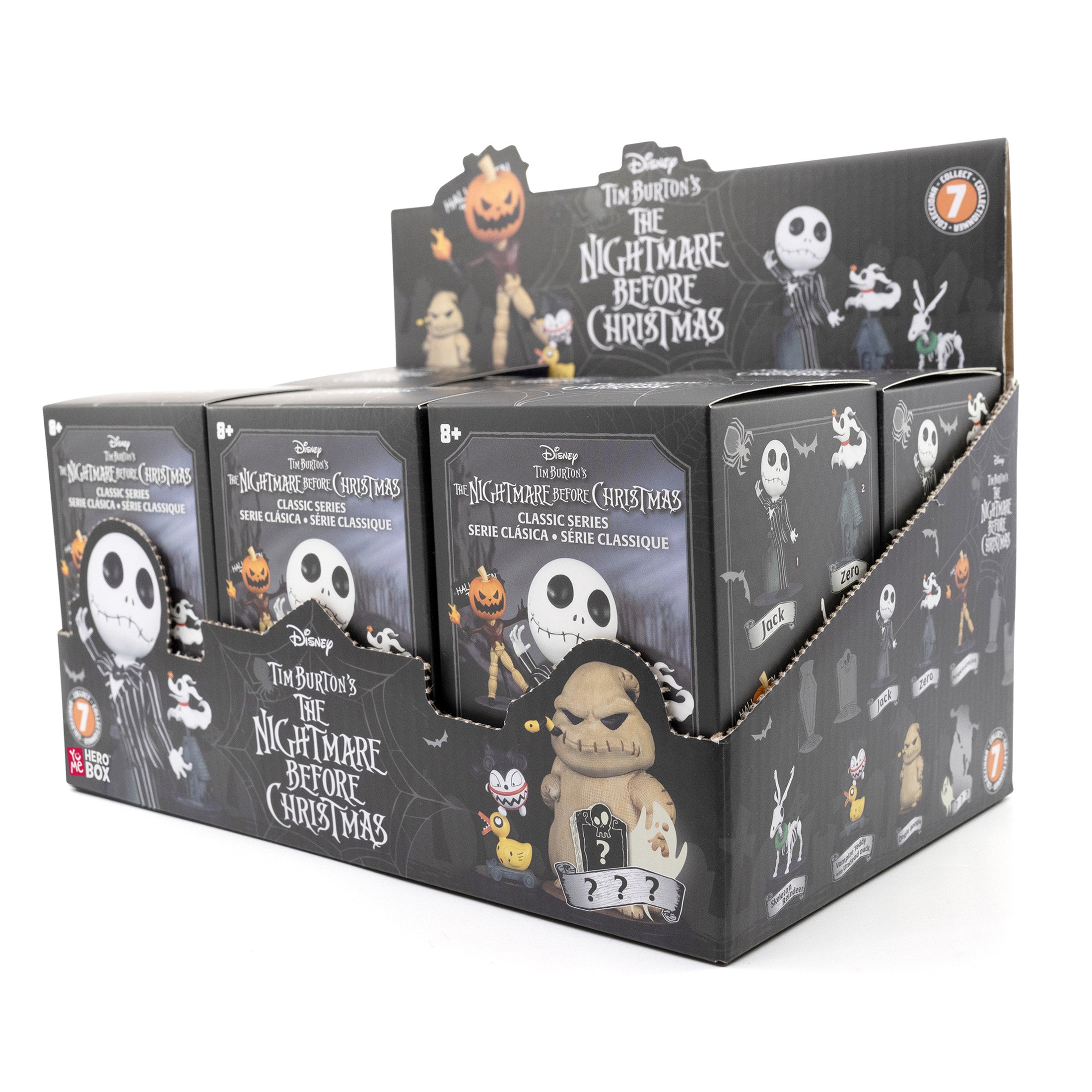YuMe Hero Box Classic Series - Display blind box de figurines L'Étrange Noël de monsieur Jack 10cm (12 unités)