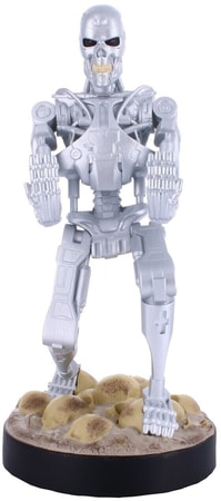 Cable Guys - Terminator - T-800 Support Chargeur pour Téléphone et Manette - flash vidéo