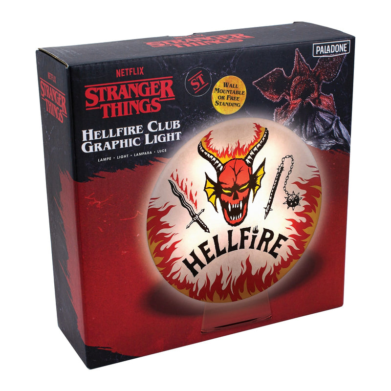 Stranger Things - Lampe Logo Club Hellfire