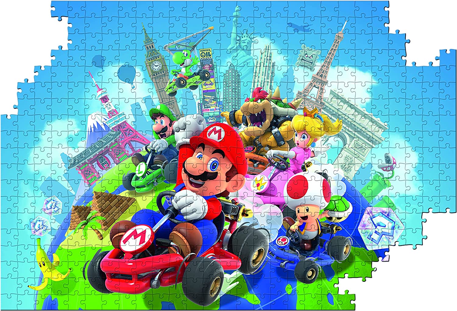 Nintendo - Puzzle Mario Kart - Autour du Monde - 500 pcs