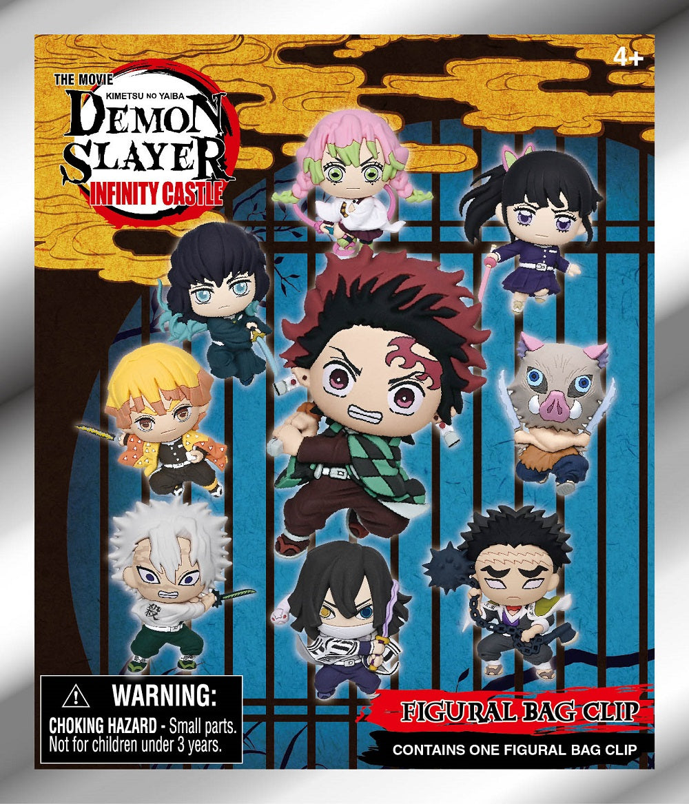 Demon Slayer: Kimetsu no Yaiba - The Movie: Infinity Castle - Assortiment en blind bag de figurines de sac de collection en mousse (Série 1) (24 pcs)