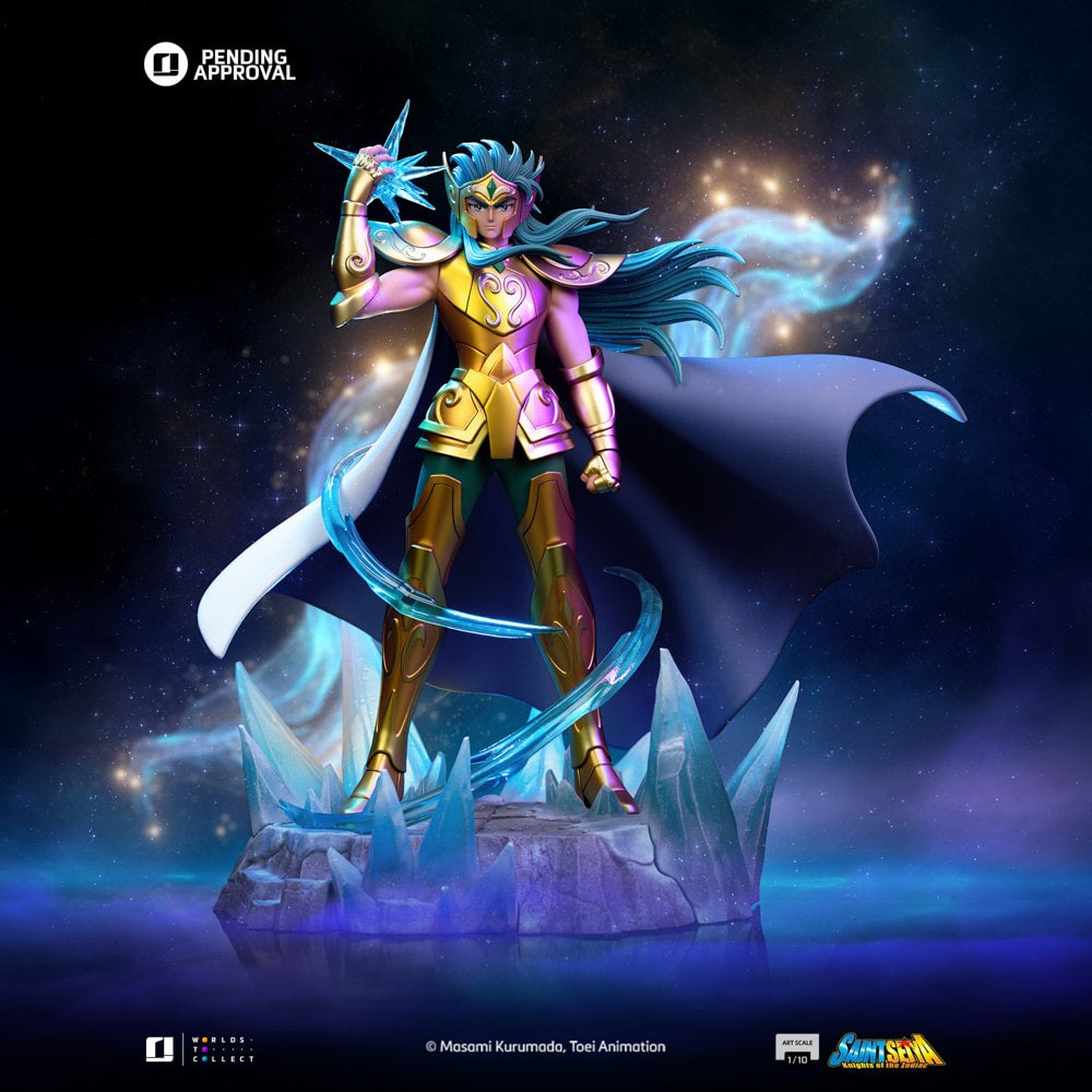 Iron Studios - Art Scale 1/10 - Saint Seiya - Aquarius Camus Statue 25cm