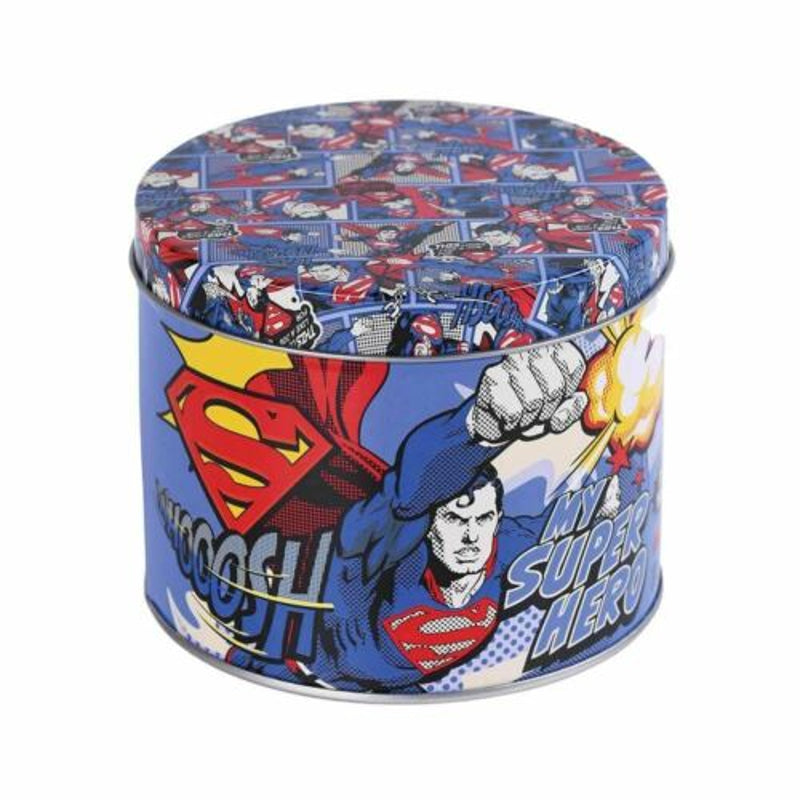 DC Comics - Mug + Dessous de verre en boite en métal Superman "Mon Super Héros"