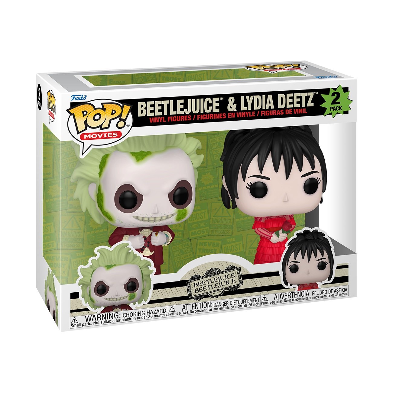 Funko Pop! 2-Pack: Beetlejuice 2 - Beetlejuice & Lydia Deetz - flash vidéo