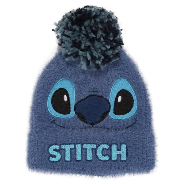 Disney - Lilo et Stitch - Bonnet Duveteux à Pompon Stitch - flash vidéo