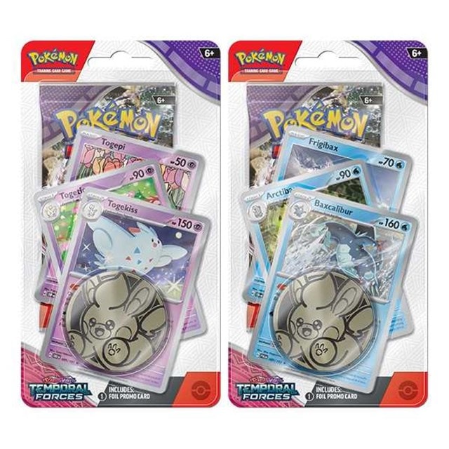 Pokémon TCG - Scarlet & Violet - Temporal Forces Premium Checklane Blister - UK - flash vidéo